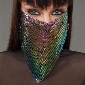 KEEPING SECRETS CHAINMAIL FACE MASK